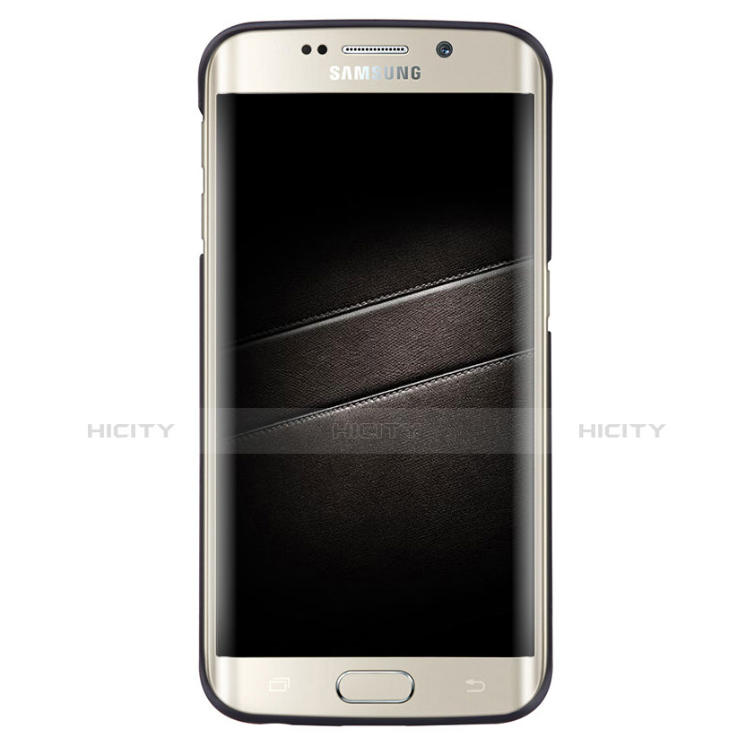 Handyhülle Hülle Kunststoff Schutzhülle Matt M04 für Samsung Galaxy S6 Edge SM-G925 Schwarz