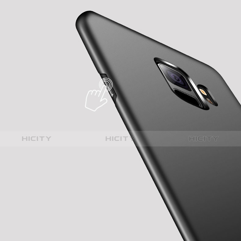Handyhülle Hülle Kunststoff Schutzhülle Matt M04 für Samsung Galaxy S9 Schwarz