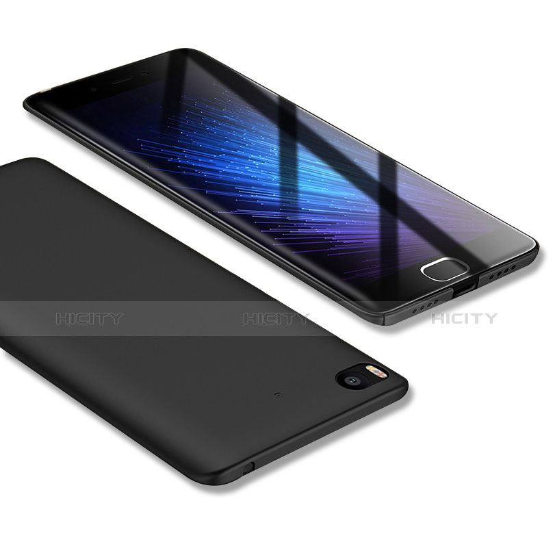 Handyhülle Hülle Kunststoff Schutzhülle Matt M04 für Xiaomi Mi 5S 4G Schwarz groß