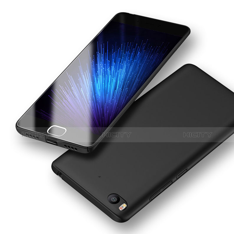 Handyhülle Hülle Kunststoff Schutzhülle Matt M04 für Xiaomi Mi 5S 4G Schwarz groß