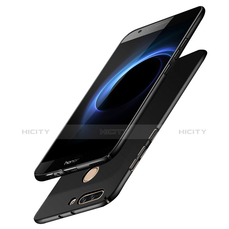 Handyhülle Hülle Kunststoff Schutzhülle Matt M05 für Huawei Honor 8 Pro Schwarz Plus