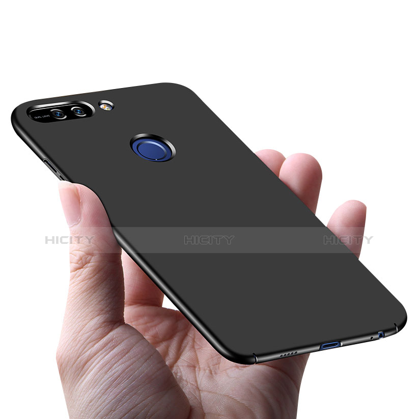 Handyhülle Hülle Kunststoff Schutzhülle Matt M05 für Huawei Honor 8 Pro Schwarz groß