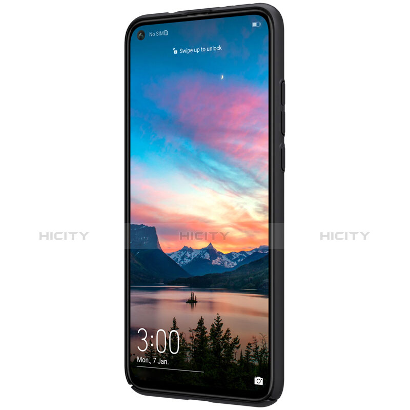 Handyhülle Hülle Kunststoff Schutzhülle Matt M05 für Huawei Honor View 20 Schwarz groß