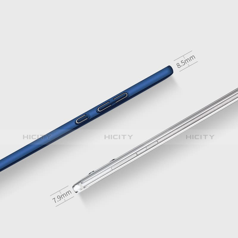 Handyhülle Hülle Kunststoff Schutzhülle Matt M05 für Huawei Mate 9 Blau