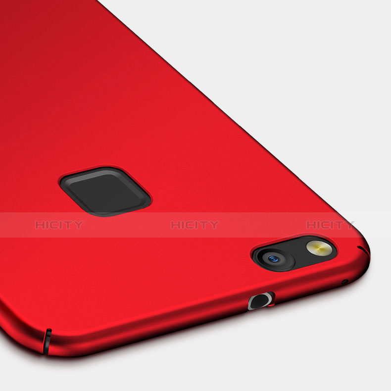 Handyhülle Hülle Kunststoff Schutzhülle Matt M05 für Huawei Nova Lite Rot groß