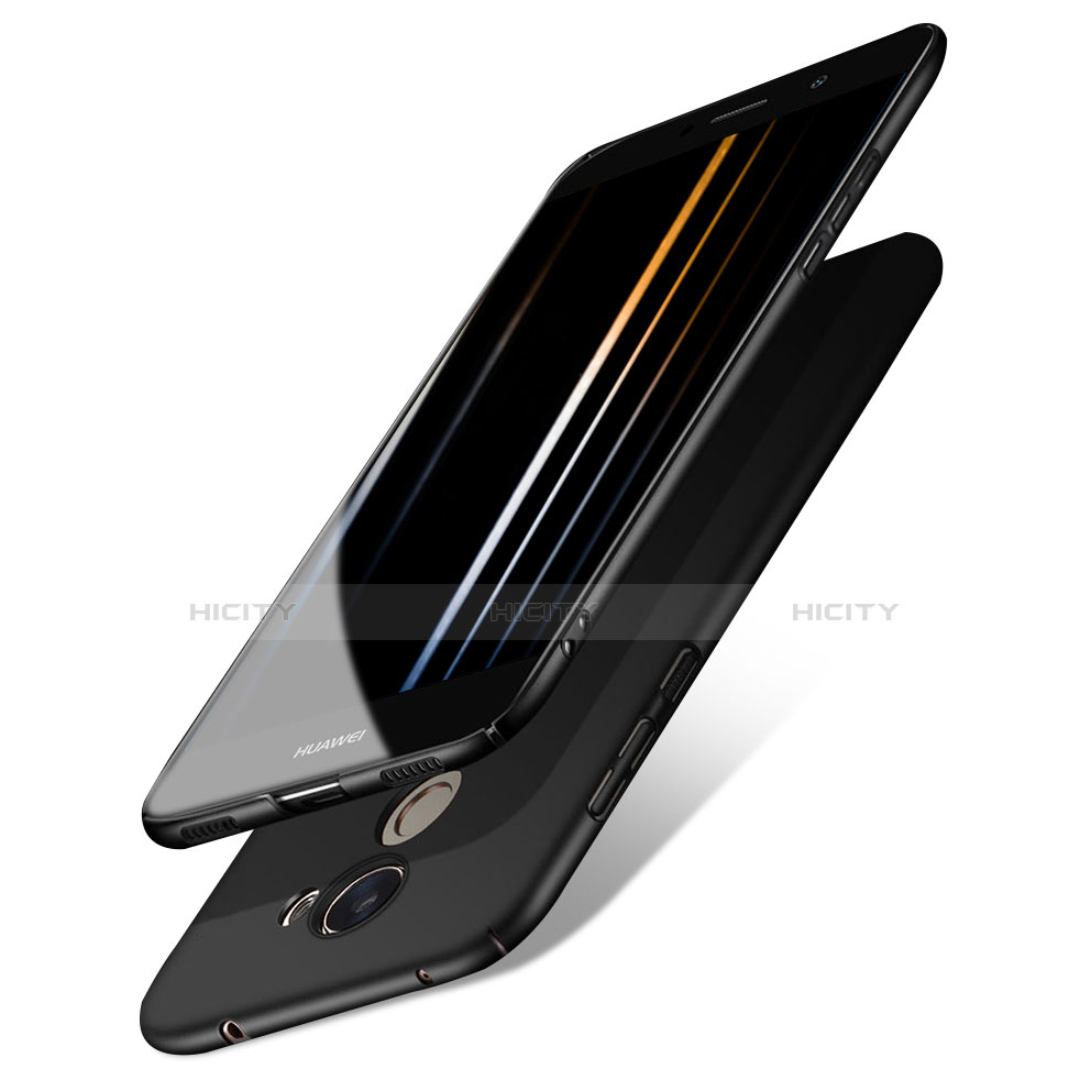 Handyhülle Hülle Kunststoff Schutzhülle Matt M05 für Huawei Y7 Prime Schwarz Plus