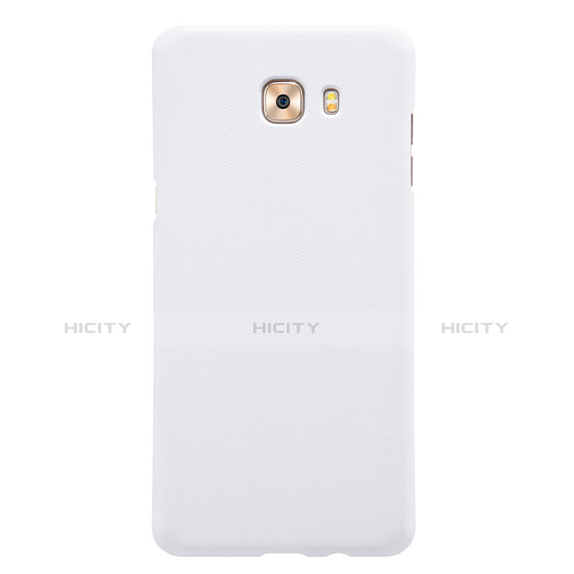 Handyhülle Hülle Kunststoff Schutzhülle Matt M05 für Samsung Galaxy C9 Pro C9000 Weiß groß
