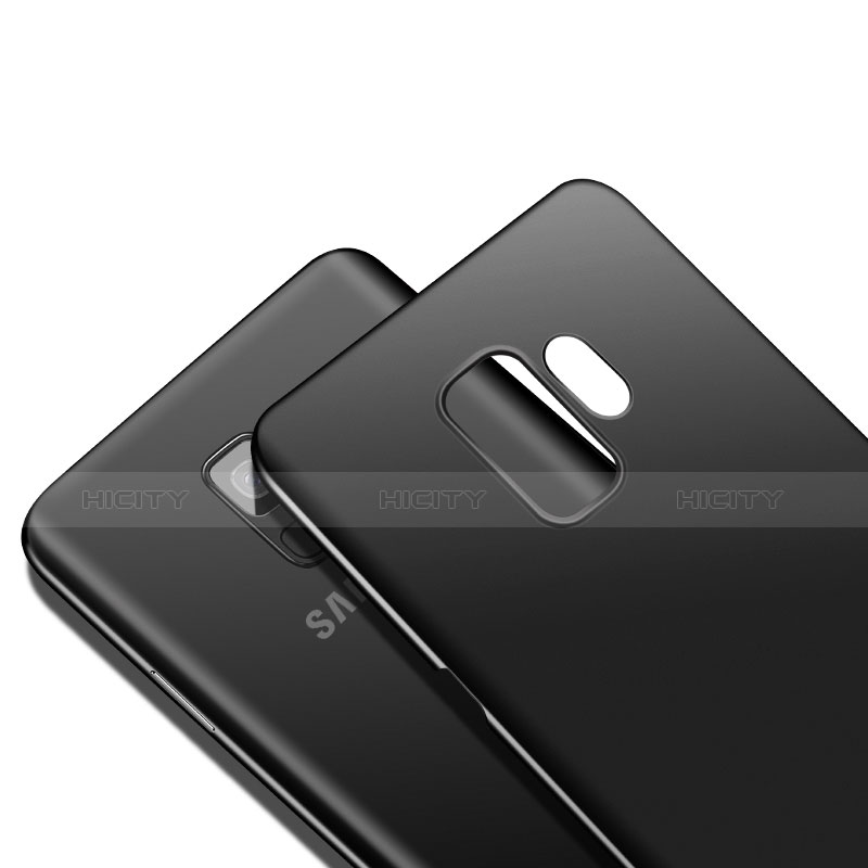 Handyhülle Hülle Kunststoff Schutzhülle Matt M05 für Samsung Galaxy S9 Schwarz