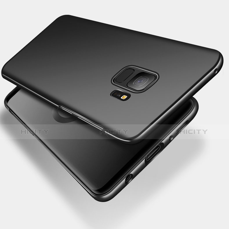 Handyhülle Hülle Kunststoff Schutzhülle Matt M05 für Samsung Galaxy S9 Schwarz