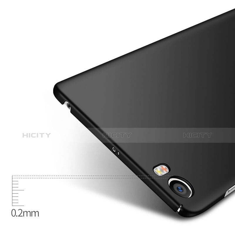Handyhülle Hülle Kunststoff Schutzhülle Matt M05 für Xiaomi Mi 5 Schwarz groß