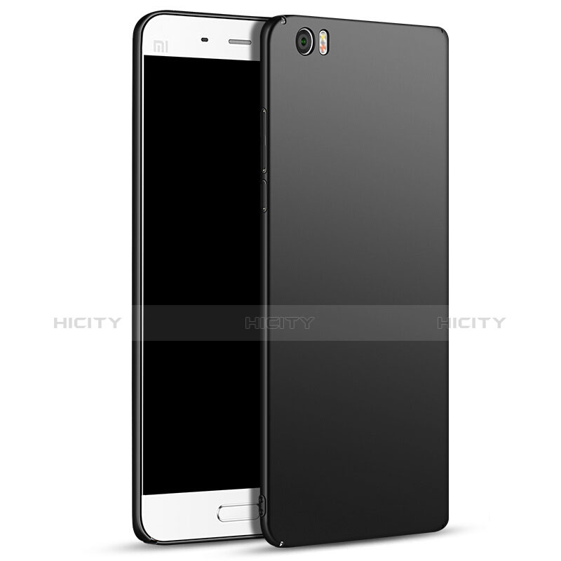 Handyhülle Hülle Kunststoff Schutzhülle Matt M05 für Xiaomi Mi 5 Schwarz groß