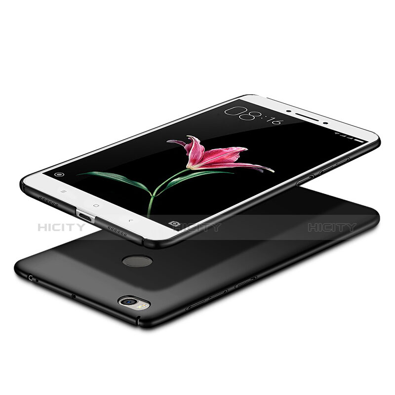 Handyhülle Hülle Kunststoff Schutzhülle Matt M05 für Xiaomi Mi Max 2 Schwarz groß