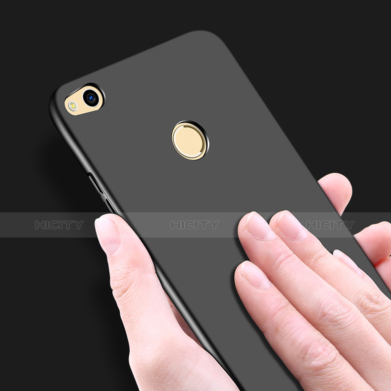 Handyhülle Hülle Kunststoff Schutzhülle Matt M06 für Huawei GR3 (2017) Schwarz groß