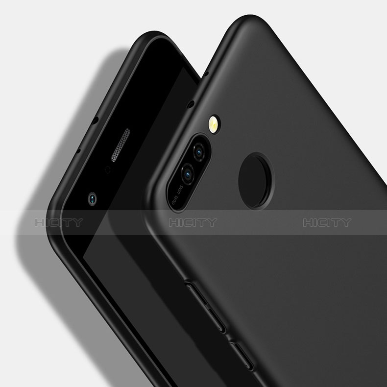 Handyhülle Hülle Kunststoff Schutzhülle Matt M06 für Huawei Honor V9 Schwarz groß