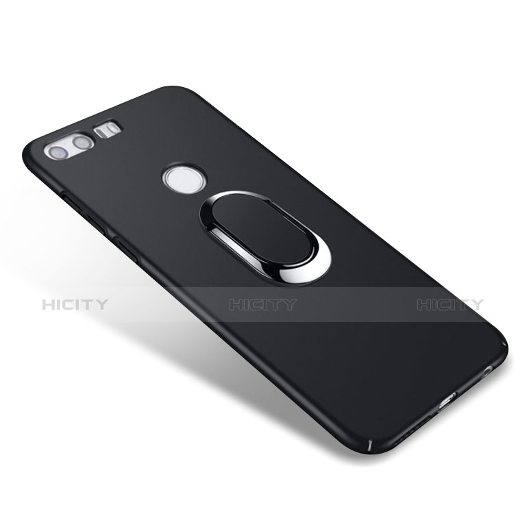 Handyhülle Hülle Kunststoff Schutzhülle Matt M07 für Huawei Honor 8 Schwarz