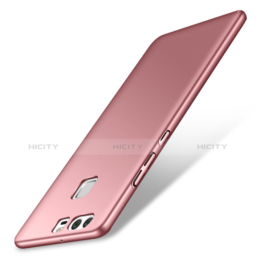 Handyhülle Hülle Kunststoff Schutzhülle Matt M07 für Huawei P9 Plus Rosa groß