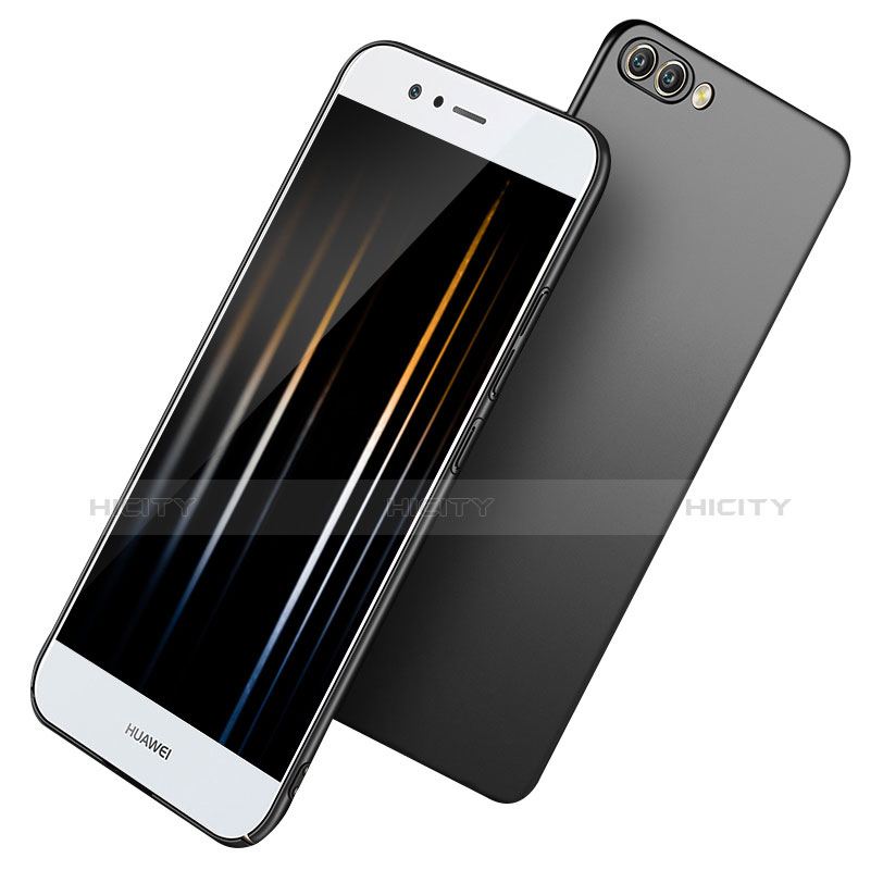 Handyhülle Hülle Kunststoff Schutzhülle Matt M08 für Huawei Honor View 10 Schwarz Plus