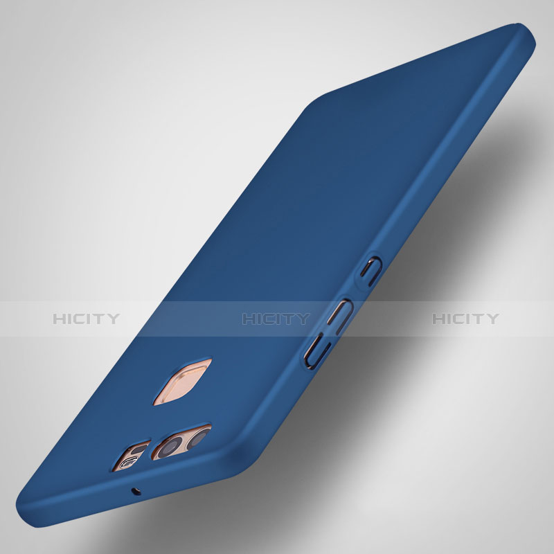 Handyhülle Hülle Kunststoff Schutzhülle Matt M08 für Huawei P9 Blau groß