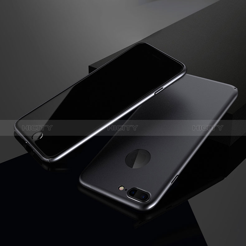 Handyhülle Hülle Kunststoff Schutzhülle Matt M10 für Apple iPhone 8 Plus Schwarz