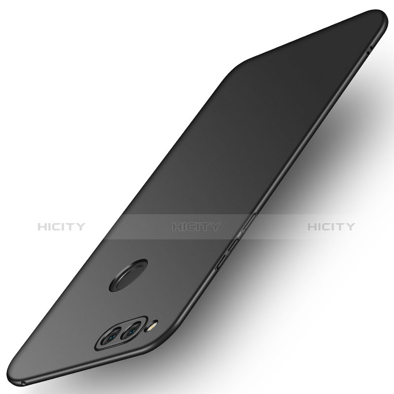 Handyhülle Hülle Kunststoff Schutzhülle Matt M12 für Huawei Honor 7X Schwarz groß