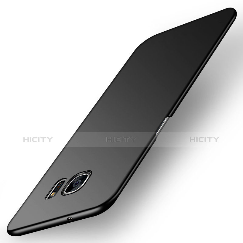 Handyhülle Hülle Kunststoff Schutzhülle Matt M14 für Samsung Galaxy S7 Edge G935F Schwarz