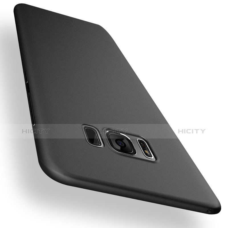 Handyhülle Hülle Kunststoff Schutzhülle Matt M15 für Samsung Galaxy S8 Plus Schwarz groß