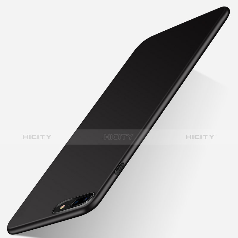 Handyhülle Hülle Kunststoff Schutzhülle Matt M16 für Apple iPhone 7 Plus Schwarz groß