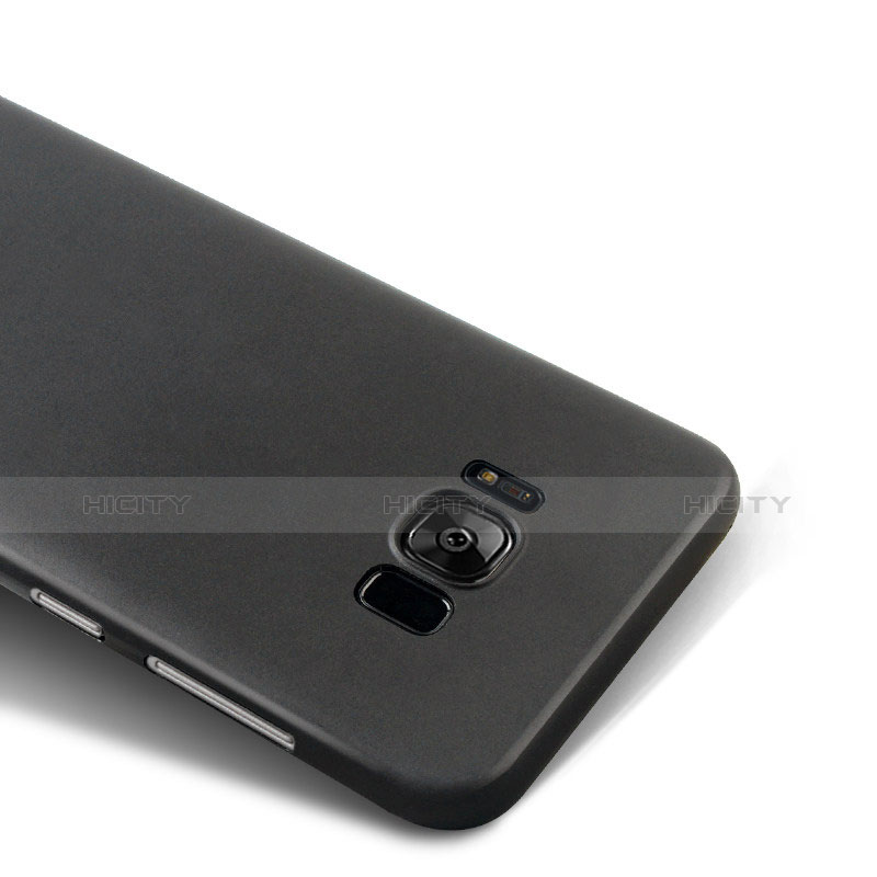 Handyhülle Hülle Kunststoff Schutzhülle Matt M16 für Samsung Galaxy S8 Schwarz groß