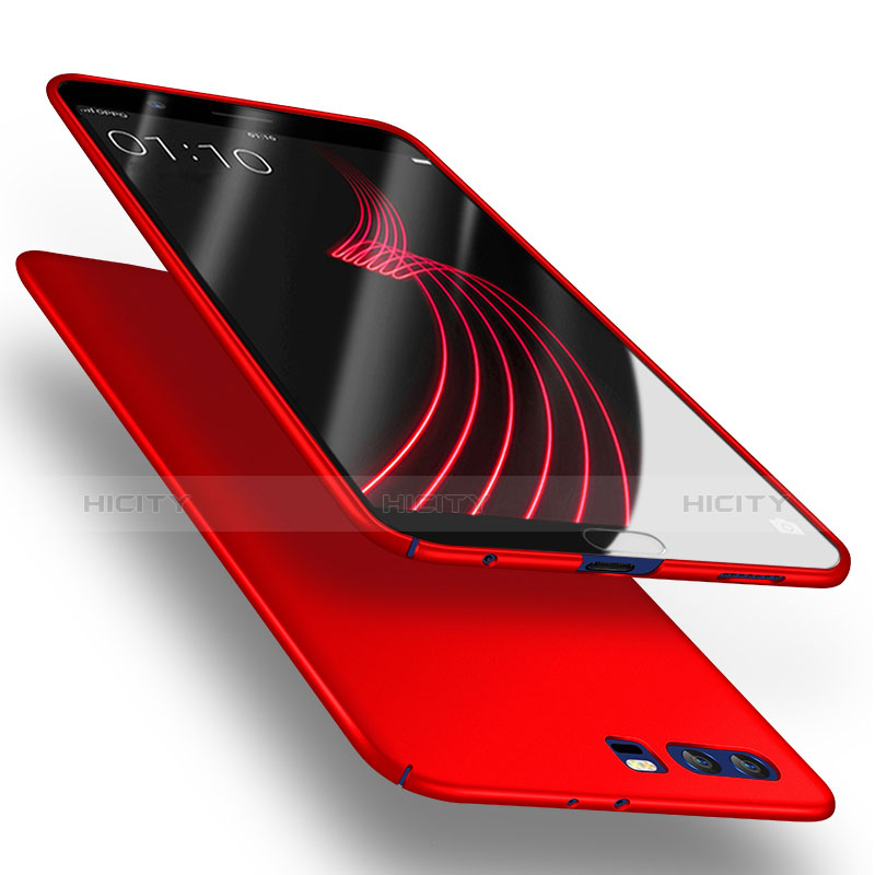 Handyhülle Hülle Kunststoff Schutzhülle Matt mit Fingerring Ständer A02 für Huawei Honor 9 Rot groß