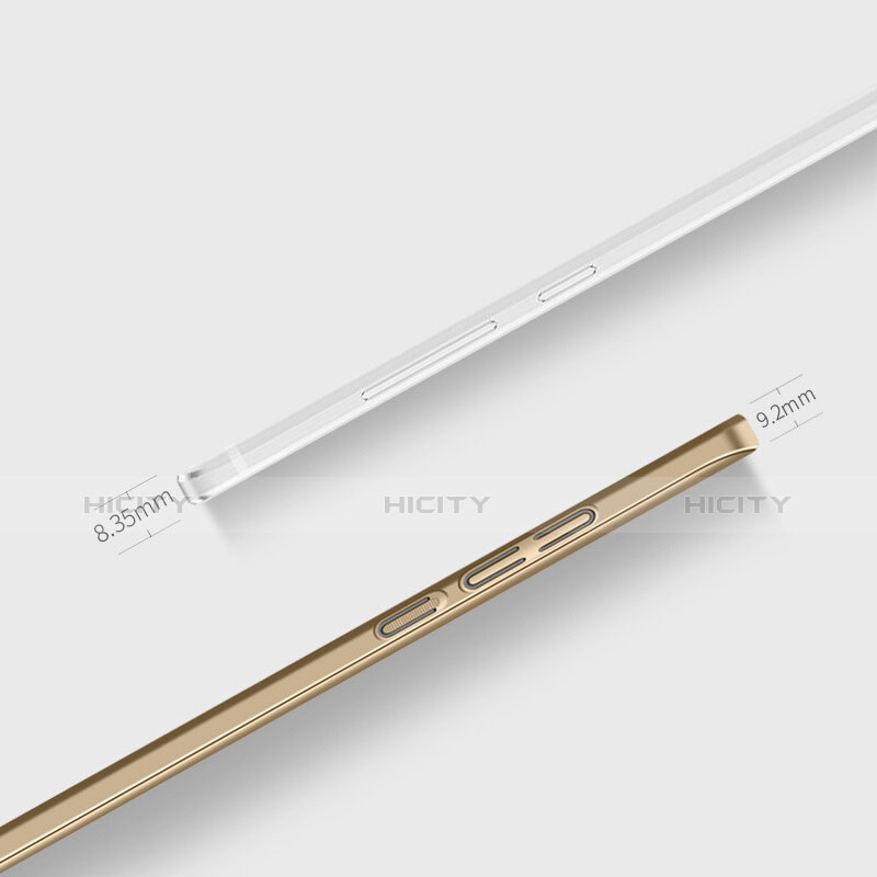 Handyhülle Hülle Kunststoff Schutzhülle Matt mit Fingerring Ständer für Xiaomi Redmi Note 4X High Edition Gold groß