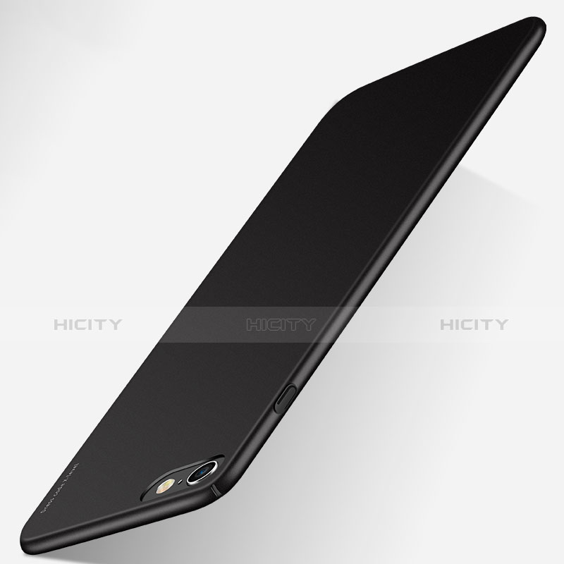 Handyhülle Hülle Kunststoff Schutzhülle Matt P02 für Apple iPhone 6S Schwarz