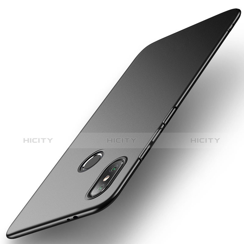 Handyhülle Hülle Kunststoff Schutzhülle Matt Q03 für Xiaomi Mi 8 Schwarz Plus