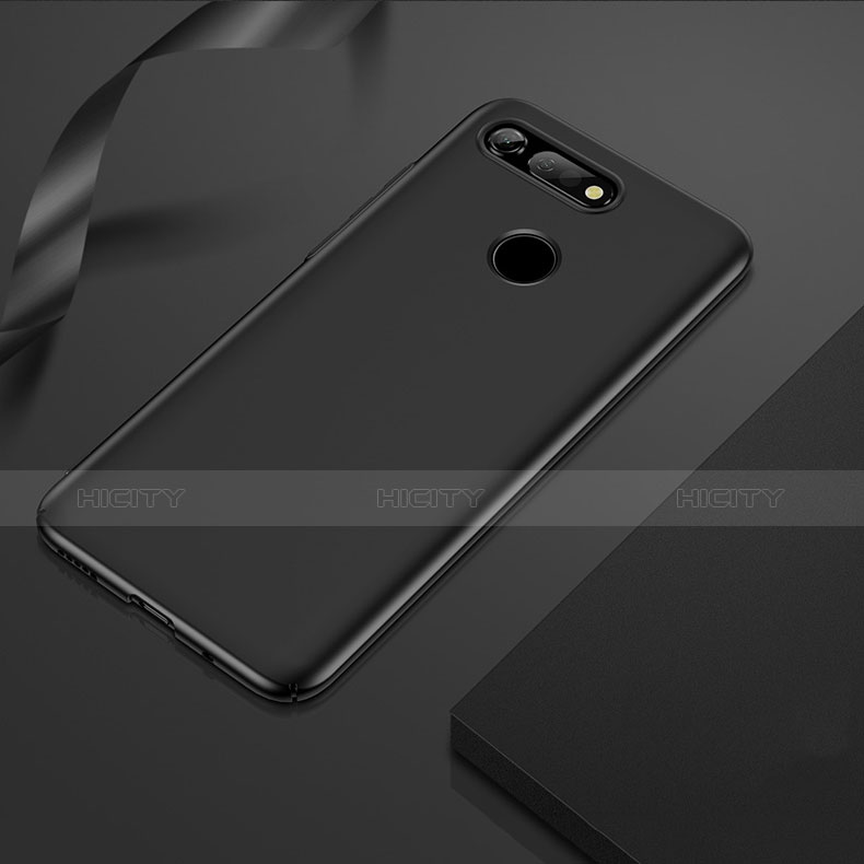 Handyhülle Hülle Kunststoff Schutzhülle Matt Q04 für Huawei Honor View 20 Schwarz groß