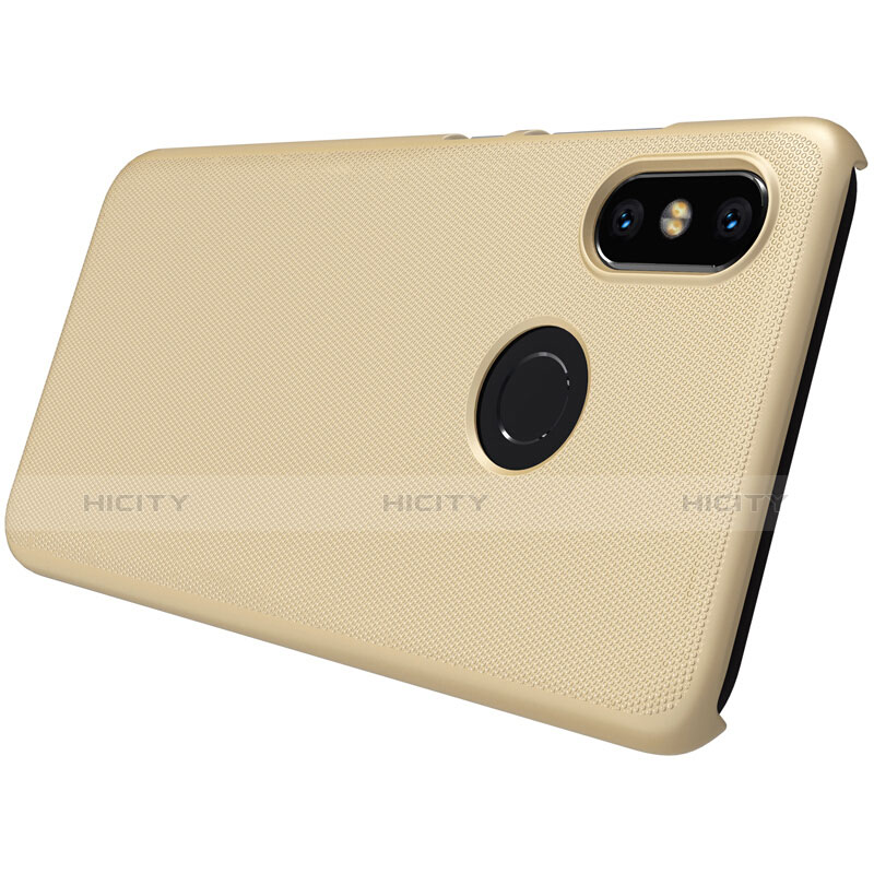 Handyhülle Hülle Kunststoff Schutzhülle Punkte Loch für Xiaomi Mi 8 Gold groß