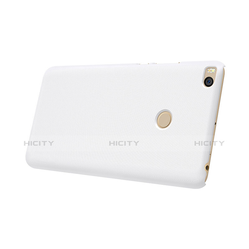 Handyhülle Hülle Kunststoff Schutzhülle Punkte Loch für Xiaomi Mi Max 2 Weiß groß