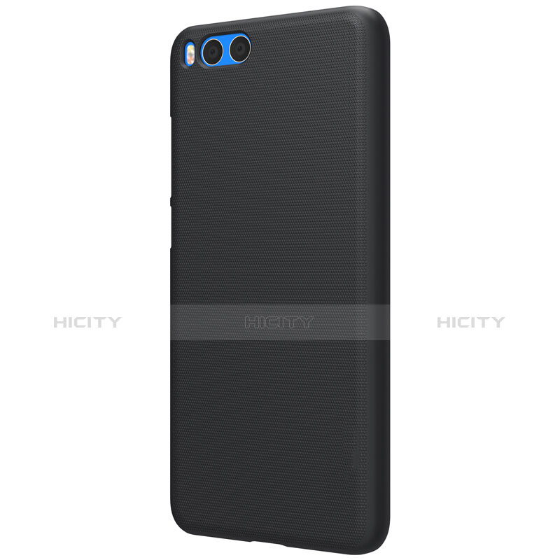 Handyhülle Hülle Kunststoff Schutzhülle Punkte Loch für Xiaomi Mi Note 3 Schwarz groß