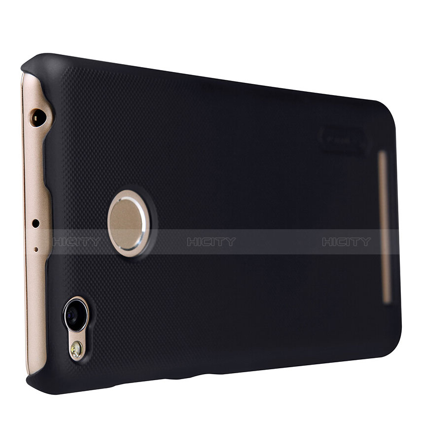 Handyhülle Hülle Kunststoff Schutzhülle Punkte Loch für Xiaomi Redmi 3 High Edition Schwarz