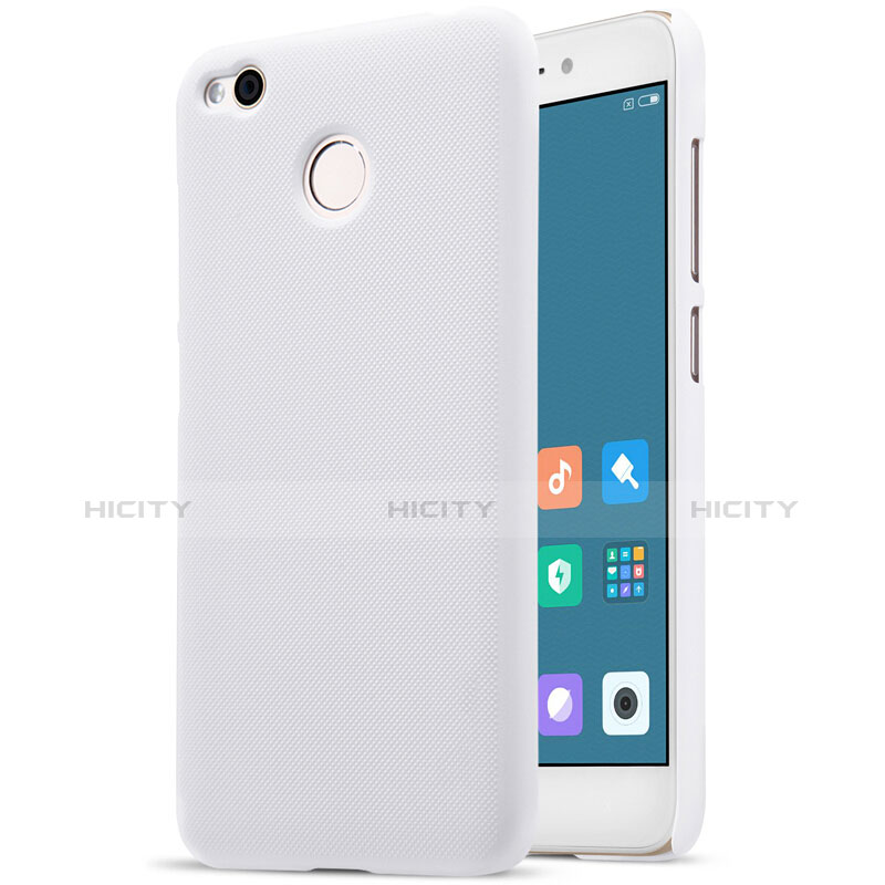 Handyhülle Hülle Kunststoff Schutzhülle Punkte Loch für Xiaomi Redmi 4X Weiß Plus