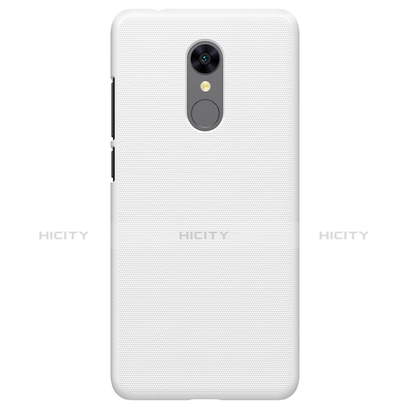 Handyhülle Hülle Kunststoff Schutzhülle Punkte Loch für Xiaomi Redmi 5 Weiß groß