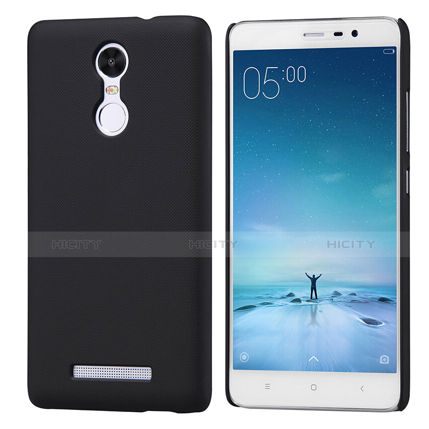 Handyhülle Hülle Kunststoff Schutzhülle Punkte Loch für Xiaomi Redmi Note 3 Schwarz Plus