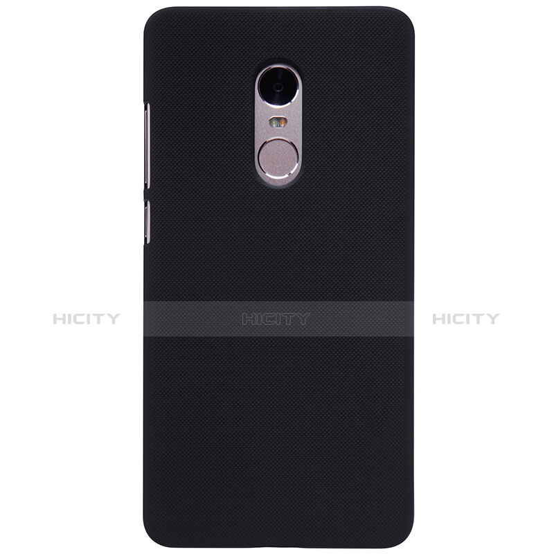 Handyhülle Hülle Kunststoff Schutzhülle Punkte Loch für Xiaomi Redmi Note 4 Schwarz groß