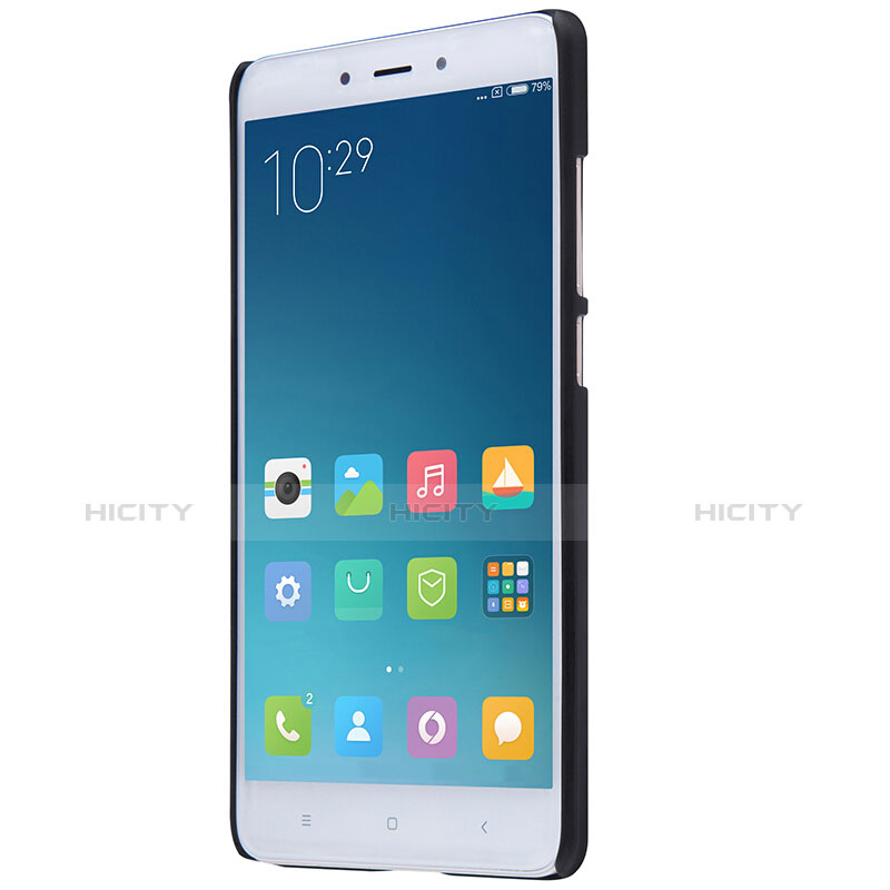 Handyhülle Hülle Kunststoff Schutzhülle Punkte Loch für Xiaomi Redmi Note 4 Schwarz groß