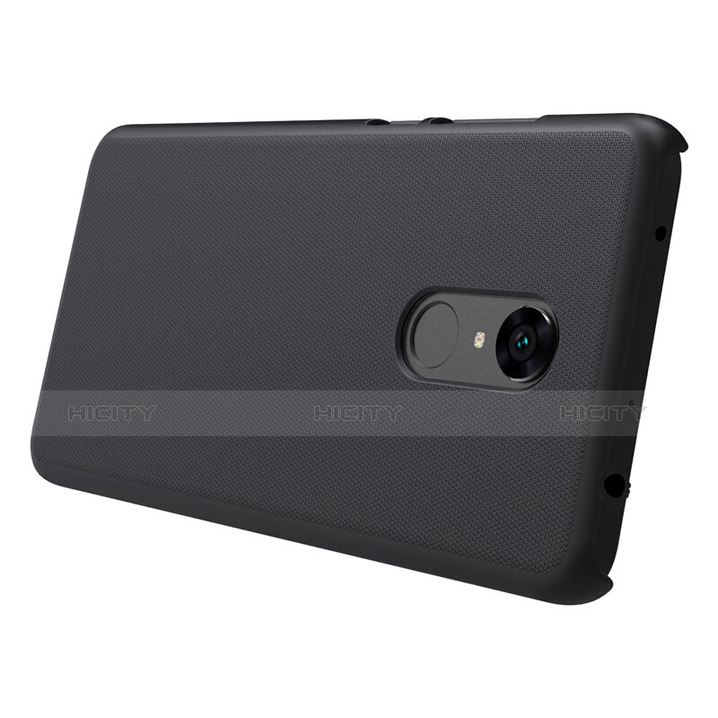 Handyhülle Hülle Kunststoff Schutzhülle Punkte Loch für Xiaomi Redmi Note 5 Indian Version Schwarz groß