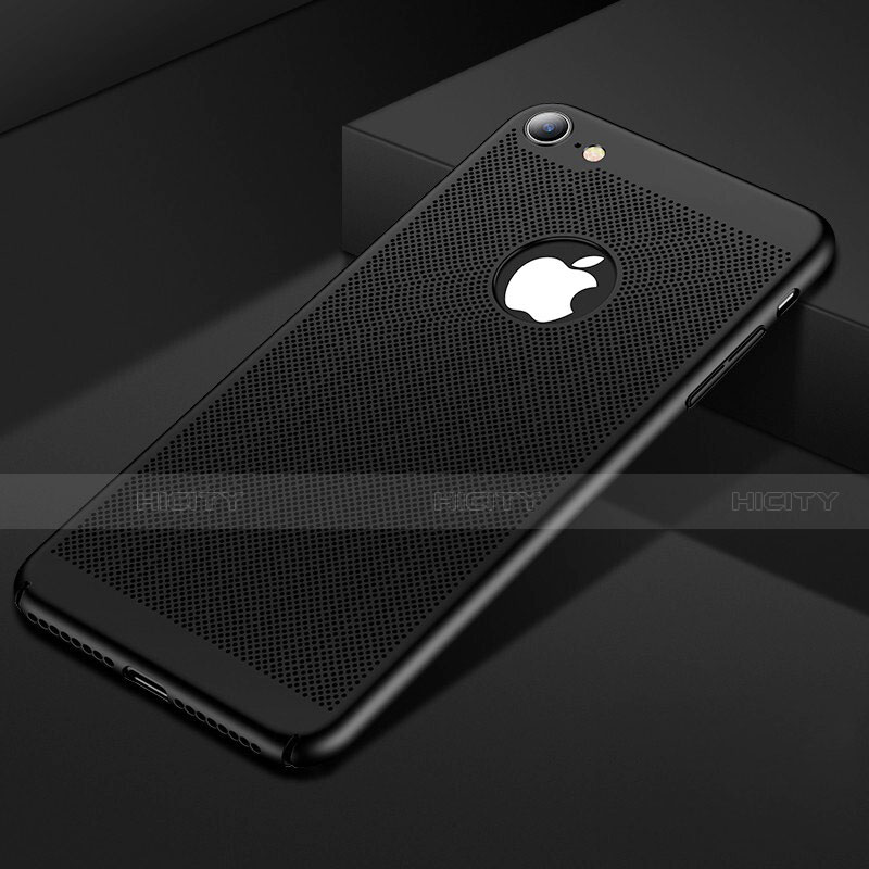Handyhülle Hülle Kunststoff Schutzhülle Punkte Loch Tasche für Apple iPhone 7 groß