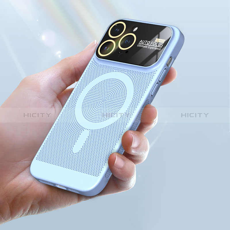 Handyhülle Hülle Kunststoff Schutzhülle Punkte Loch Tasche mit Mag-Safe Magnetic Magnetisch JS1 für Apple iPhone 13 Pro Max