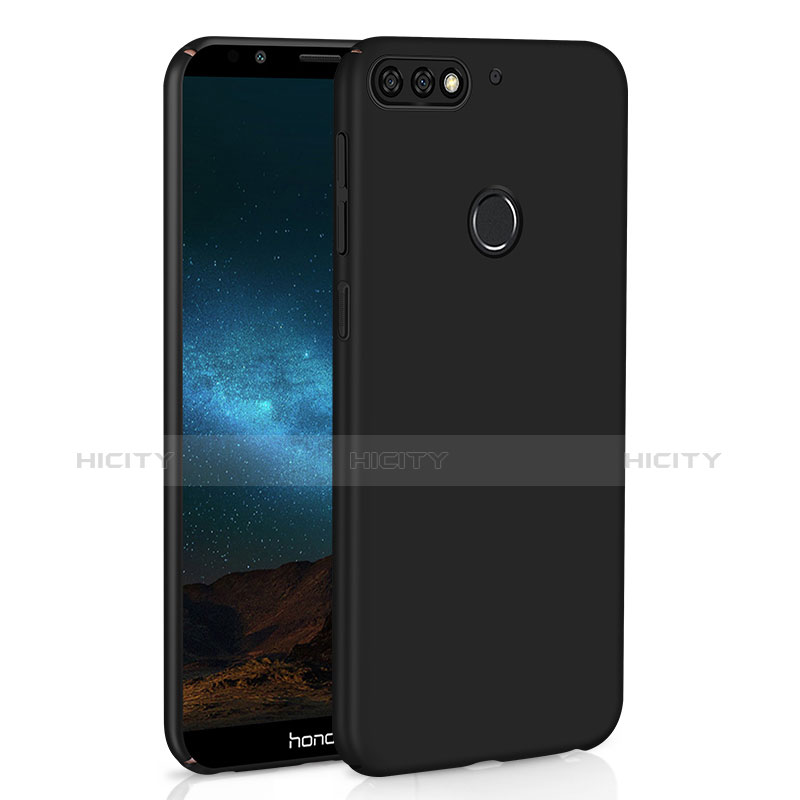 Handyhülle Hülle Kunststoff Schutzhülle Tasche Matt M01 für Huawei Enjoy 8 Schwarz Plus