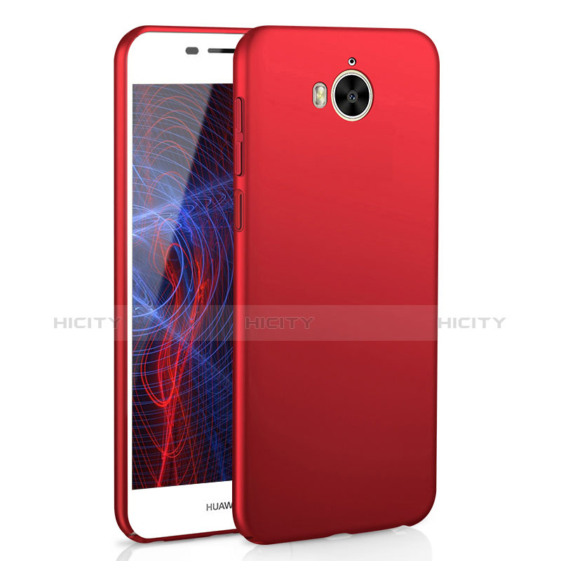 Handyhülle Hülle Kunststoff Schutzhülle Tasche Matt M01 für Huawei Y5 III Y5 3 Rot