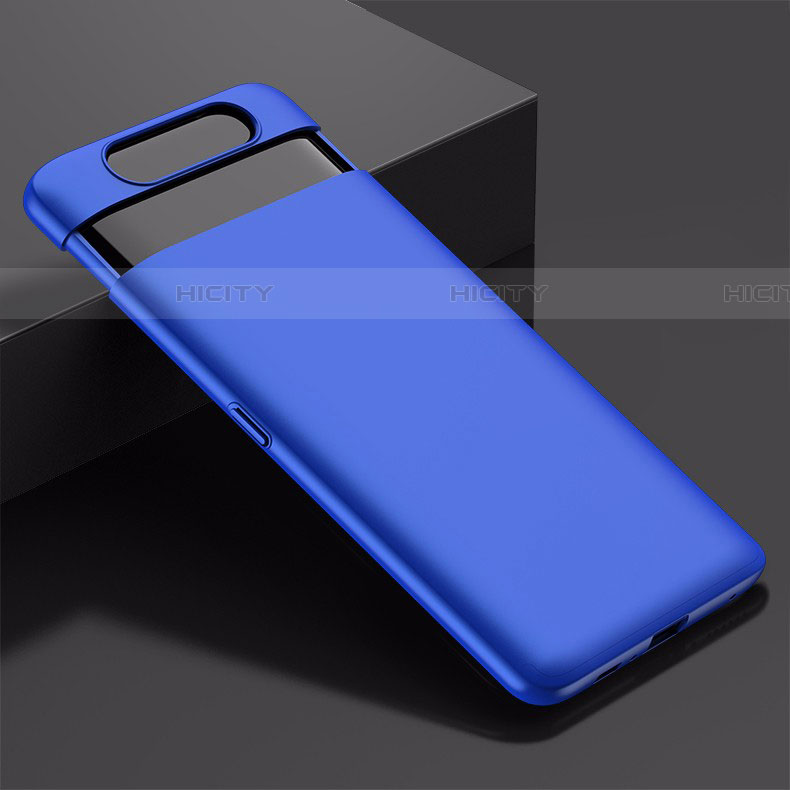 Handyhülle Hülle Kunststoff Schutzhülle Tasche Matt M01 für Samsung Galaxy A90 4G Blau