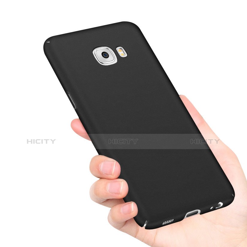 Handyhülle Hülle Kunststoff Schutzhülle Tasche Matt M01 für Samsung Galaxy C7 Pro C7010 groß