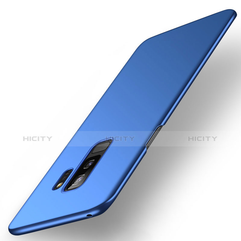 Handyhülle Hülle Kunststoff Schutzhülle Tasche Matt M01 für Samsung Galaxy S9 Plus Blau Plus